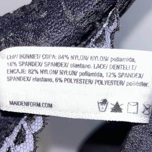 Maidenform Bra Lace Racerback Full Coverage Lightly Padded Underwire T-Shirt Bra - Picture 12 of 13